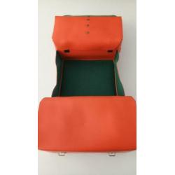 Professionele retro seventies oranje EHBO tas