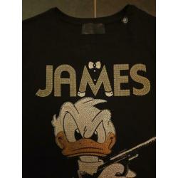 100% ORIGINEEL Philipp Plein "JAMES" T-shirt maat XL