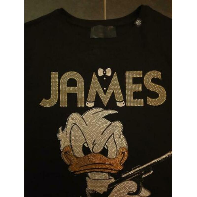 100% ORIGINEEL Philipp Plein "JAMES" T-shirt maat XL