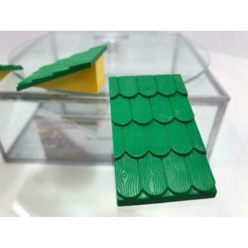 ?? Lego | 787c02 | Dak | Groen | Geel | Dakdeel | Fabuland