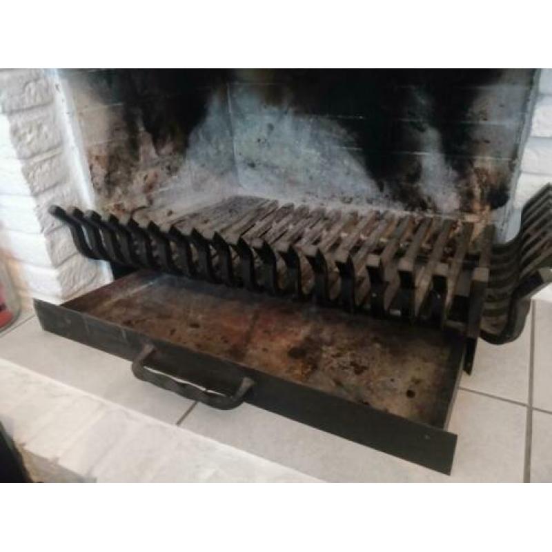 Open haard, opvang lade en sier-spatscherm