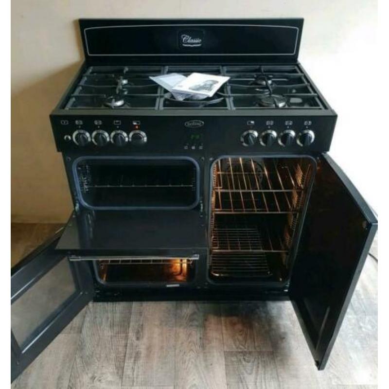 Z.G.A.N Belling Fornuis met drie ovens 90 cm breed