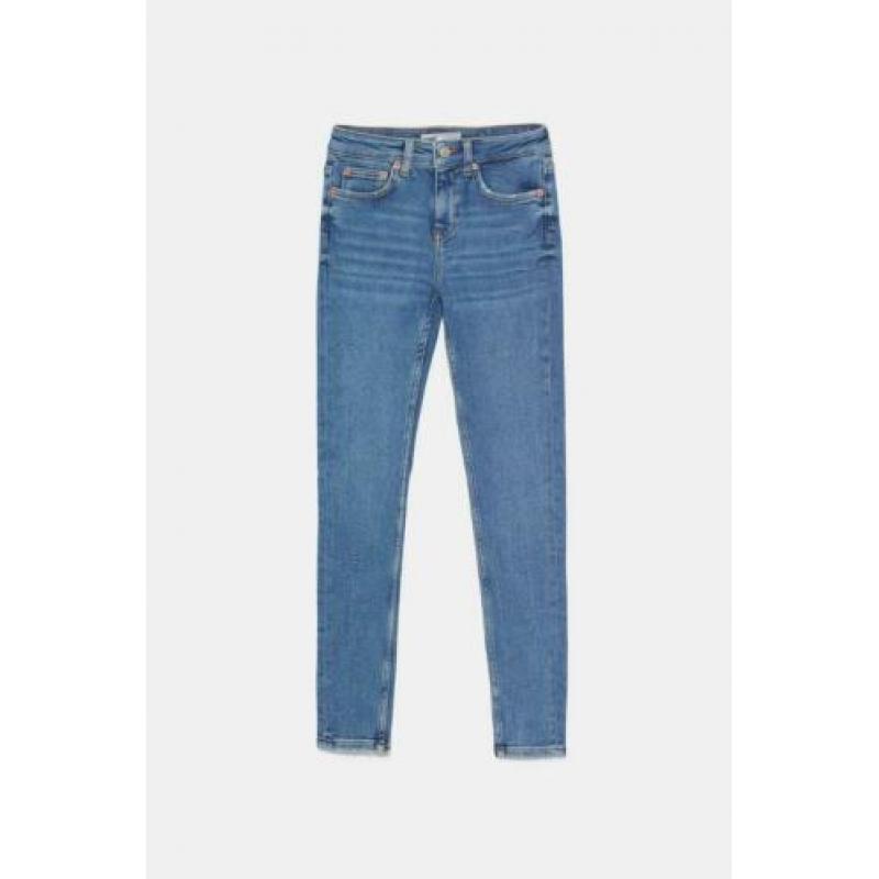 ZARA Jeans Premium 80' Skinny Bering Bleu mt 40 nieuw