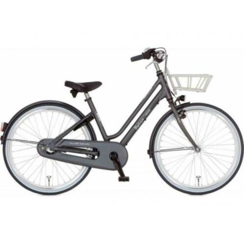 Alpina Mood kinderfiets Blue Grow, Black Matt meisjesfiets