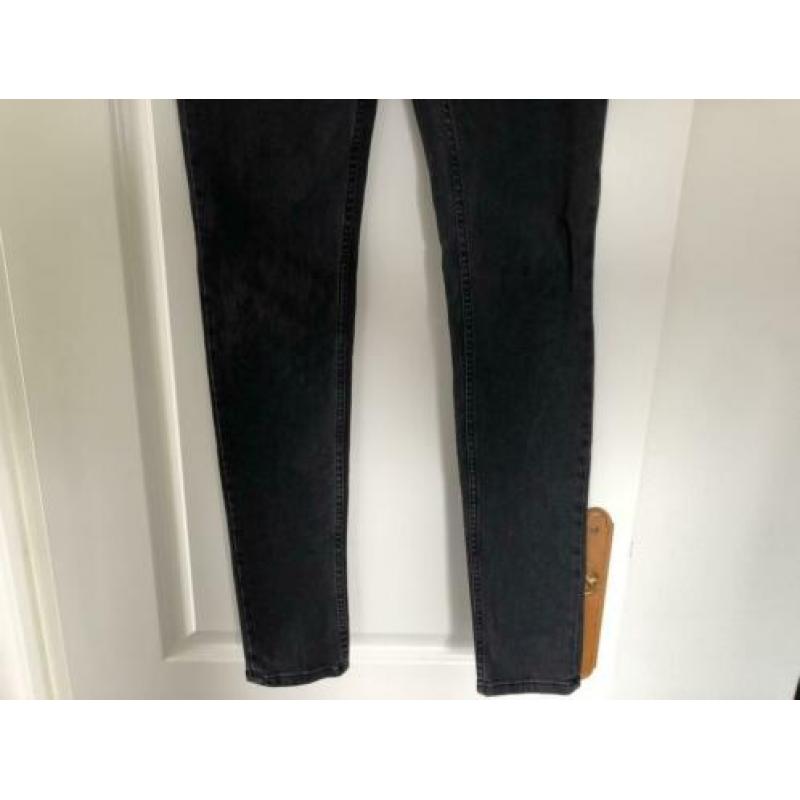 Samsoe skinny jeans W28 / L34 zwart/donkergrijs stretch