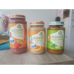Gratis 3 potjes Biologisch Maaltijdhapje / Fruithapje
