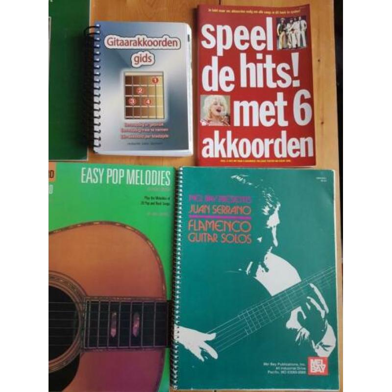 Muziekboeken, bladmuziek, gitaar, elektrische gitaar