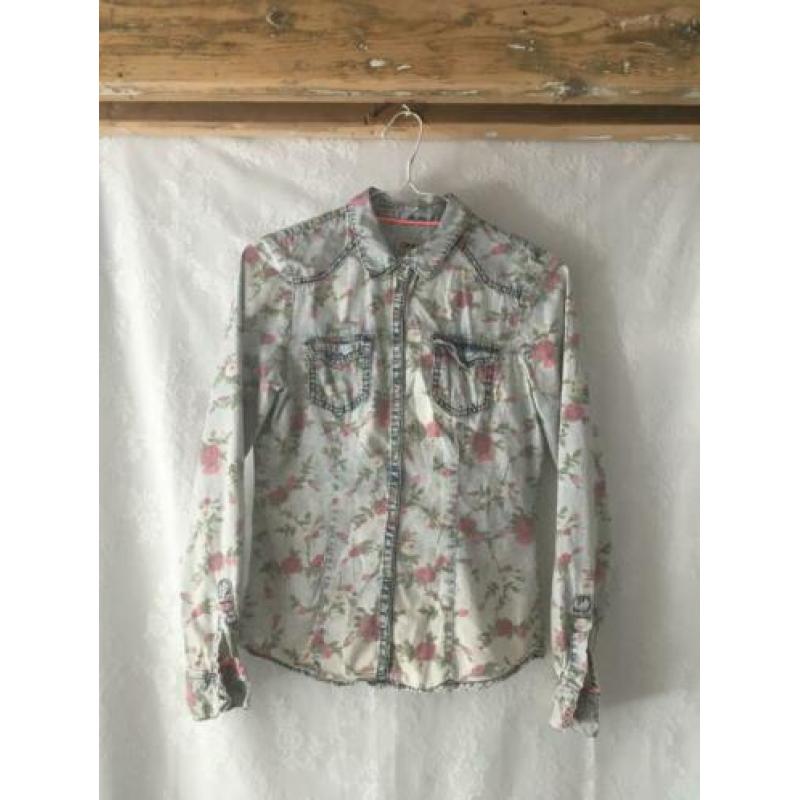 Only blouse met bloemenprint maat 36