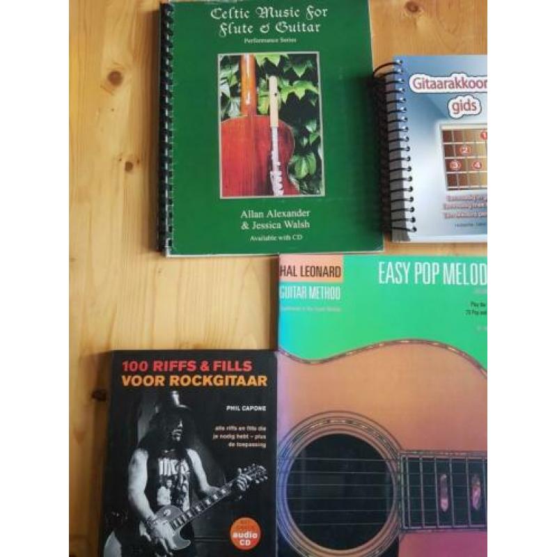 Muziekboeken, bladmuziek, gitaar, elektrische gitaar