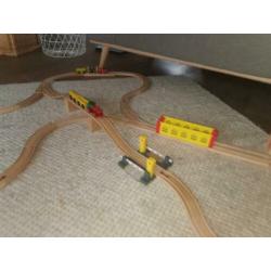 Houten treinenbaan / treinbaan eichhorn en ikea