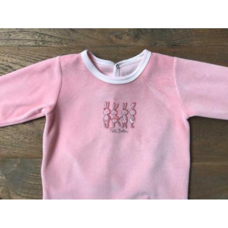 Petit Bateau boxpak maat 68 - roze - baby meisje