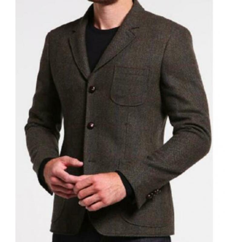 Pier One Colbert / Blazer - olive melange - maat 52