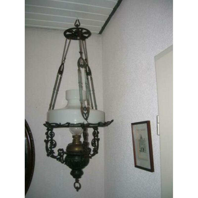 antieke olielamp