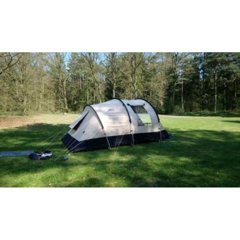 Tunneltent 4 persoons en toebehoren