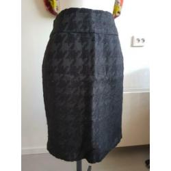 H&M rok - pied de poule patroon - mt.38
