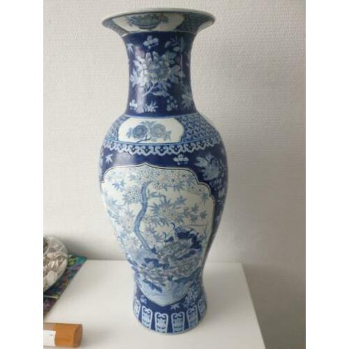 grote Chinese qing qianlong vaas 62 cm hoogte
