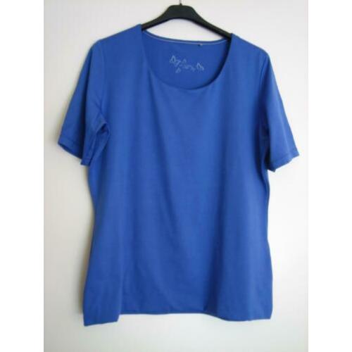 Prachtig blauw t-shirt SELECTION by S.OLIVER 46 snazzeys