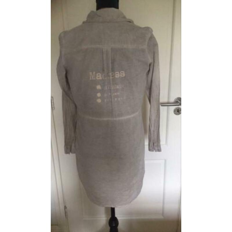 Leuke lange Follied Garbo blouse mt S