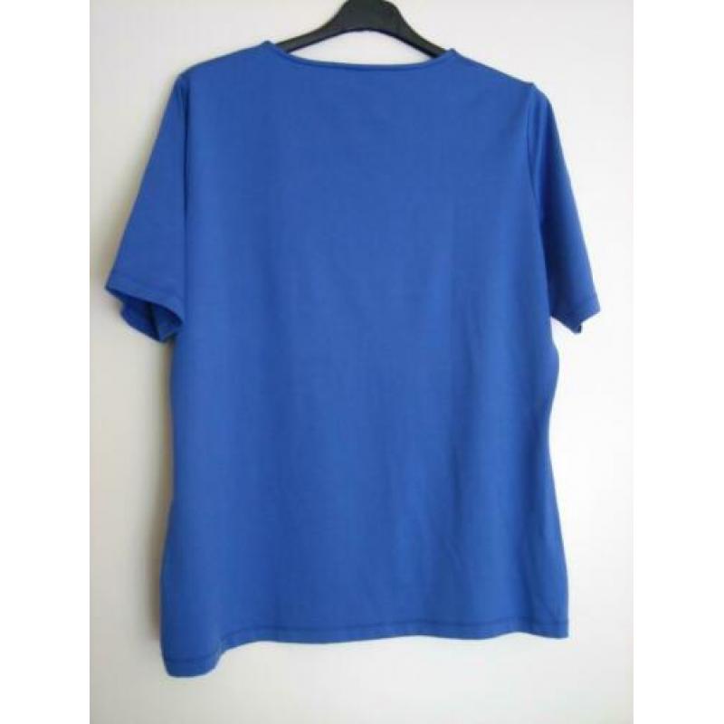 Prachtig blauw t-shirt SELECTION by S.OLIVER 46 snazzeys