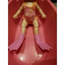 Pop Baby Born Look I Can Swim.