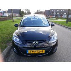 Mazda 2 1.3 TS 5DRS 2011 Bruin, lederen stoelen