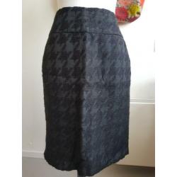 H&M rok - pied de poule patroon - mt.38