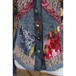 Blouse/ vest grijs Just White mt 36