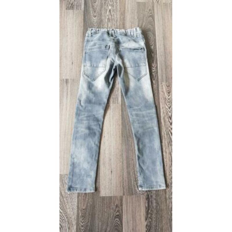 Grijze Name-it spijkerbroek skinny, maat 134 zgan