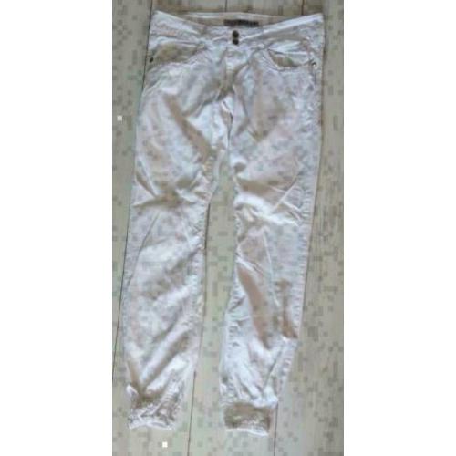acce star witte jeans denim maat 40 spijkerbroek