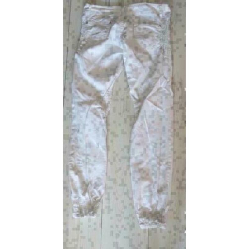 acce star witte jeans denim maat 40 spijkerbroek