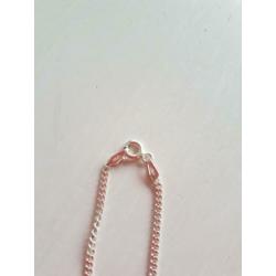 Hele Mooie Ketting Zilver Hanger Hart Medaillon Zilver 925