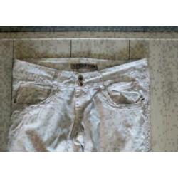 acce star witte jeans denim maat 40 spijkerbroek