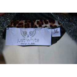Blouse/ vest grijs Just White mt 36