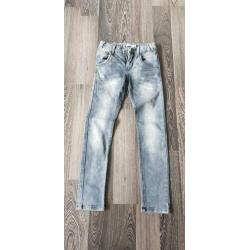 Grijze Name-it spijkerbroek skinny, maat 134 zgan