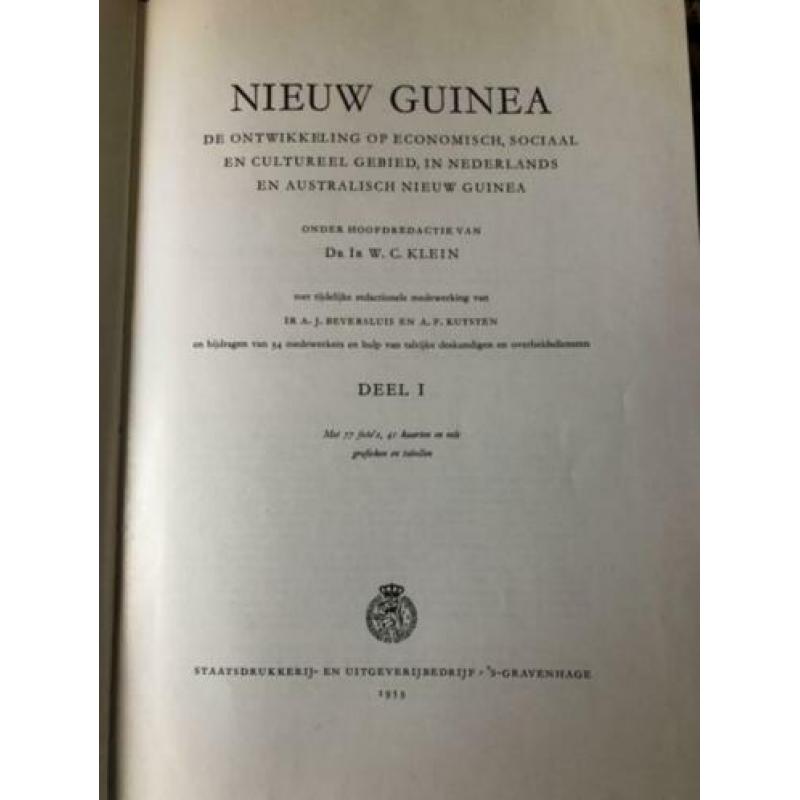 Nieuw Guinea Dr. Ir. W. C. Klein. Deel 1, 2 en 3. De complet