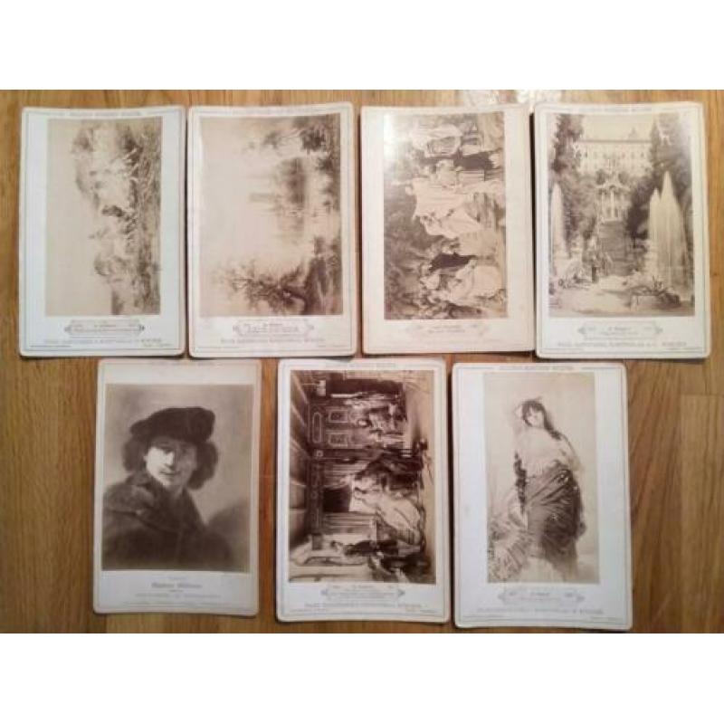 7 Kabinetfoto's divers