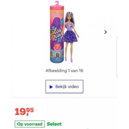 Color reveal Barbie ? NIEUW !