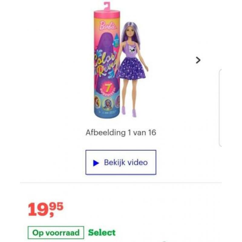 Color reveal Barbie ? NIEUW !