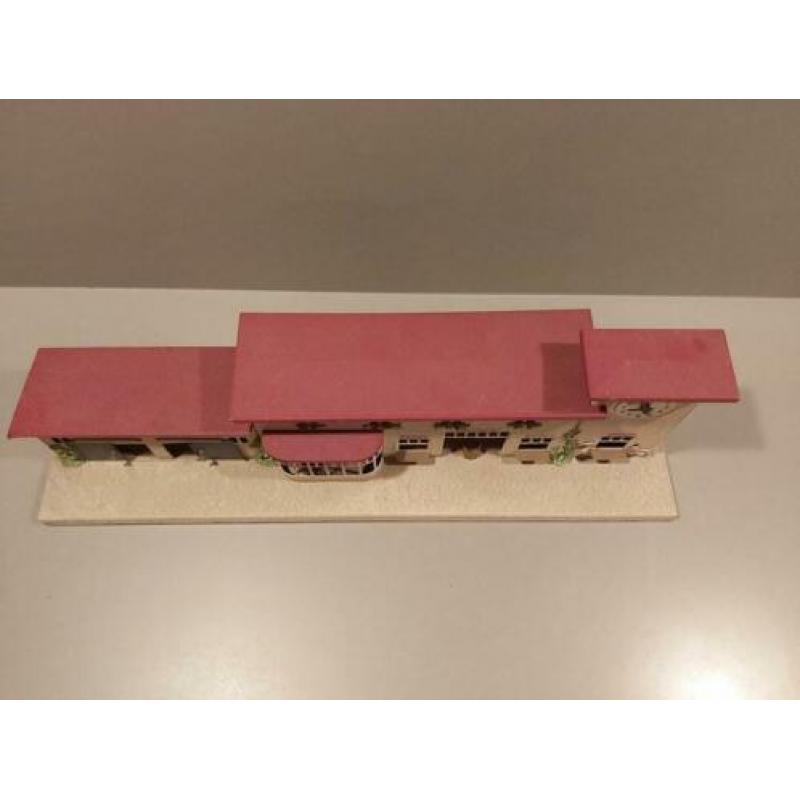 Blikken Station Kibri Spoor H0 / 0 49cm