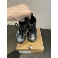 Zgan dr Martens docs mt 27 zwart zilver met glitter!