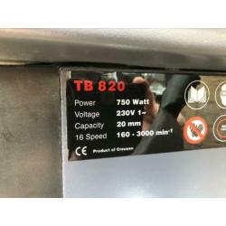 Creusen professionele kolomboormachine 230V 750Watt