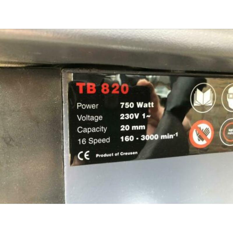 Creusen professionele kolomboormachine 230V 750Watt