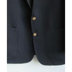 Donkerblauw scheerwol colbert van Burberrys - mt L