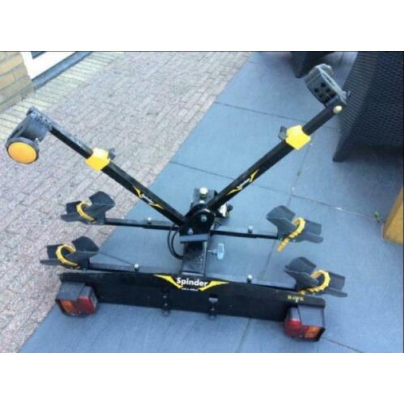 3 fietsendragers voor elk 2 fietsen o.a Hawk Spinder