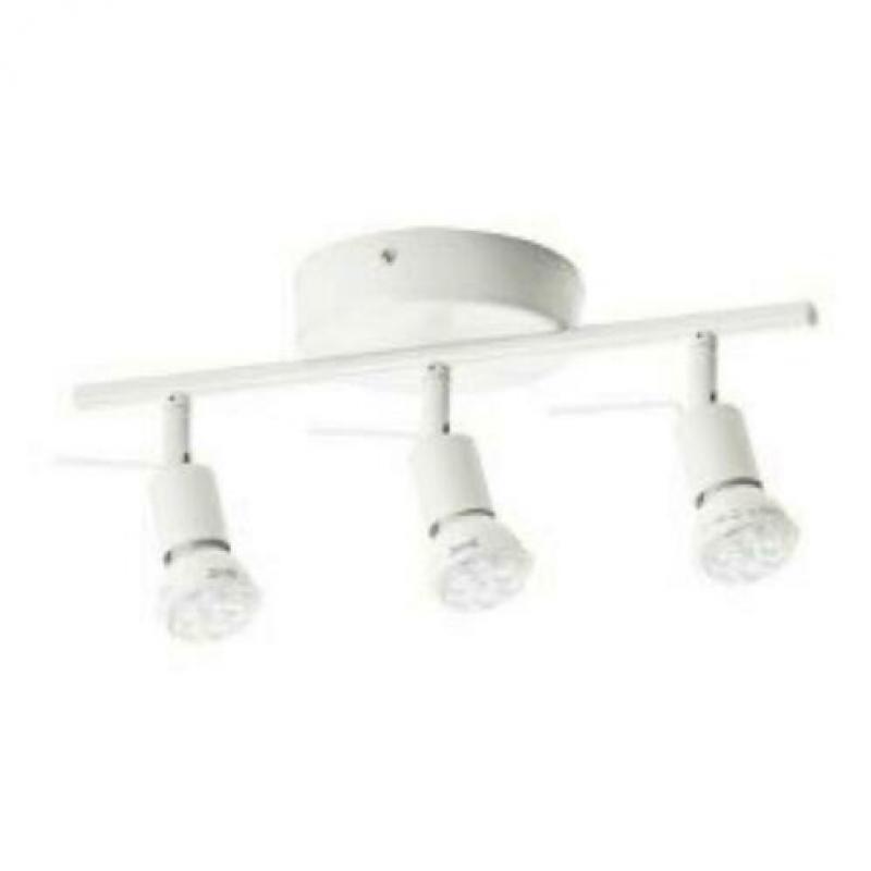 6X Ikea Tross plafond spot wit