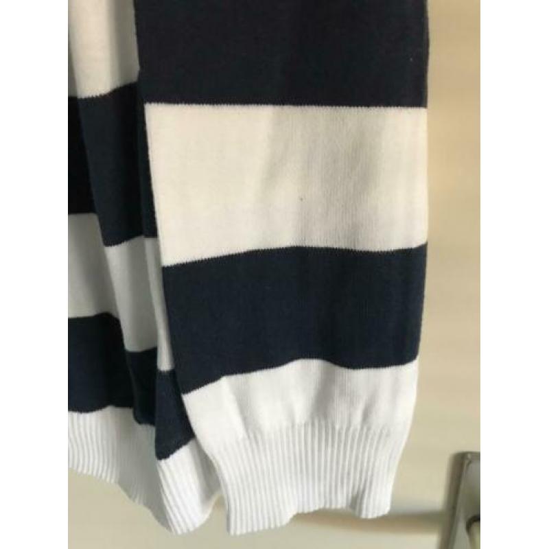 State of art trui maat l. wit met donkerblauw