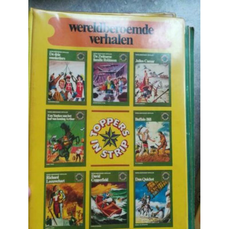 toppers in strip complete serie 64+8 losse delen