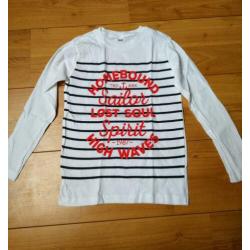 Pakket longsleeves maat 134/140