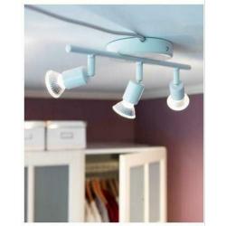6X Ikea Tross plafond spot wit