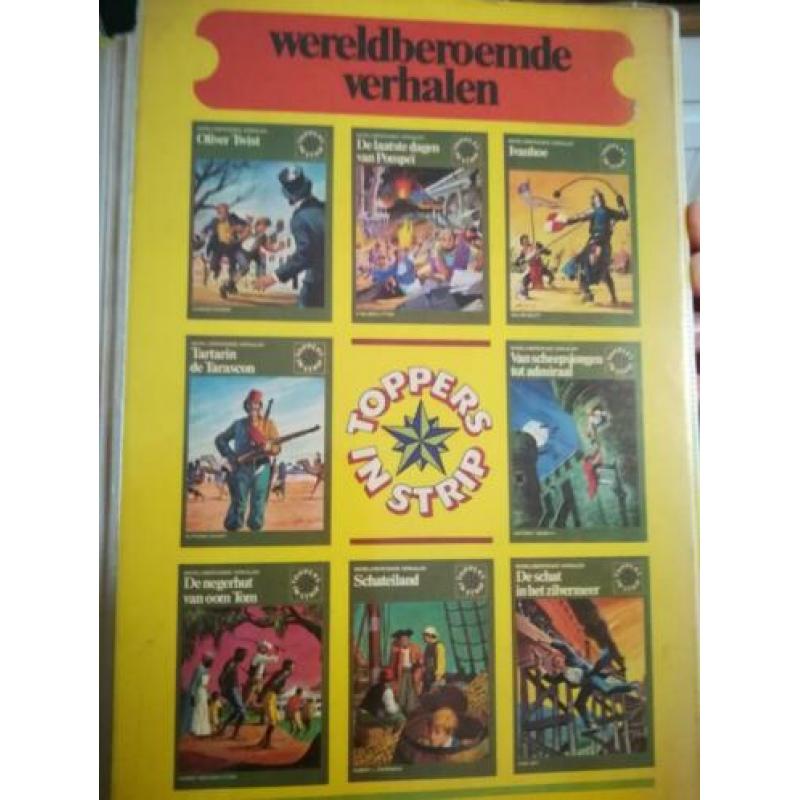 toppers in strip complete serie 64+8 losse delen